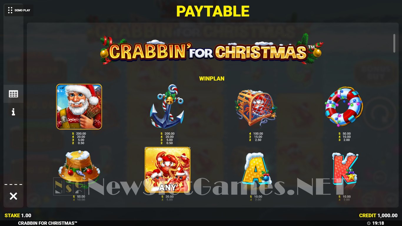 Crabbin for Christmas Slot Slot Image in Demo - pic. 10