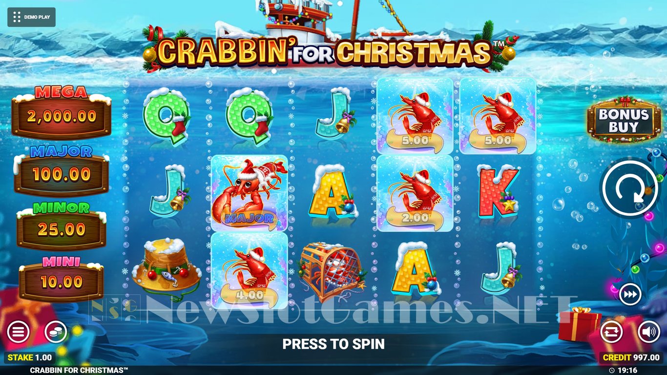 Crabbin for Christmas Slot Slot Image in Demo - pic. 3