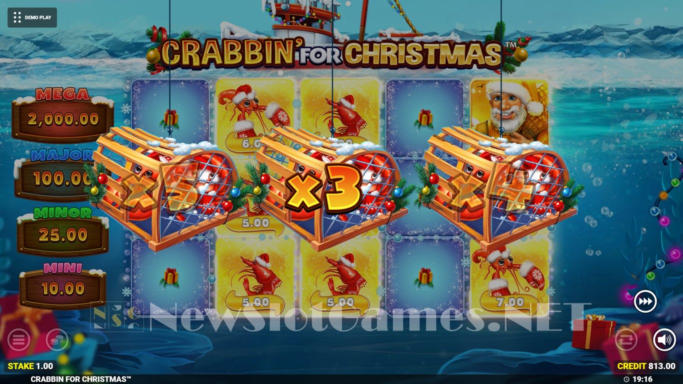 Crabbin for Christmas Slot Slot Image in Demo - pic. 7