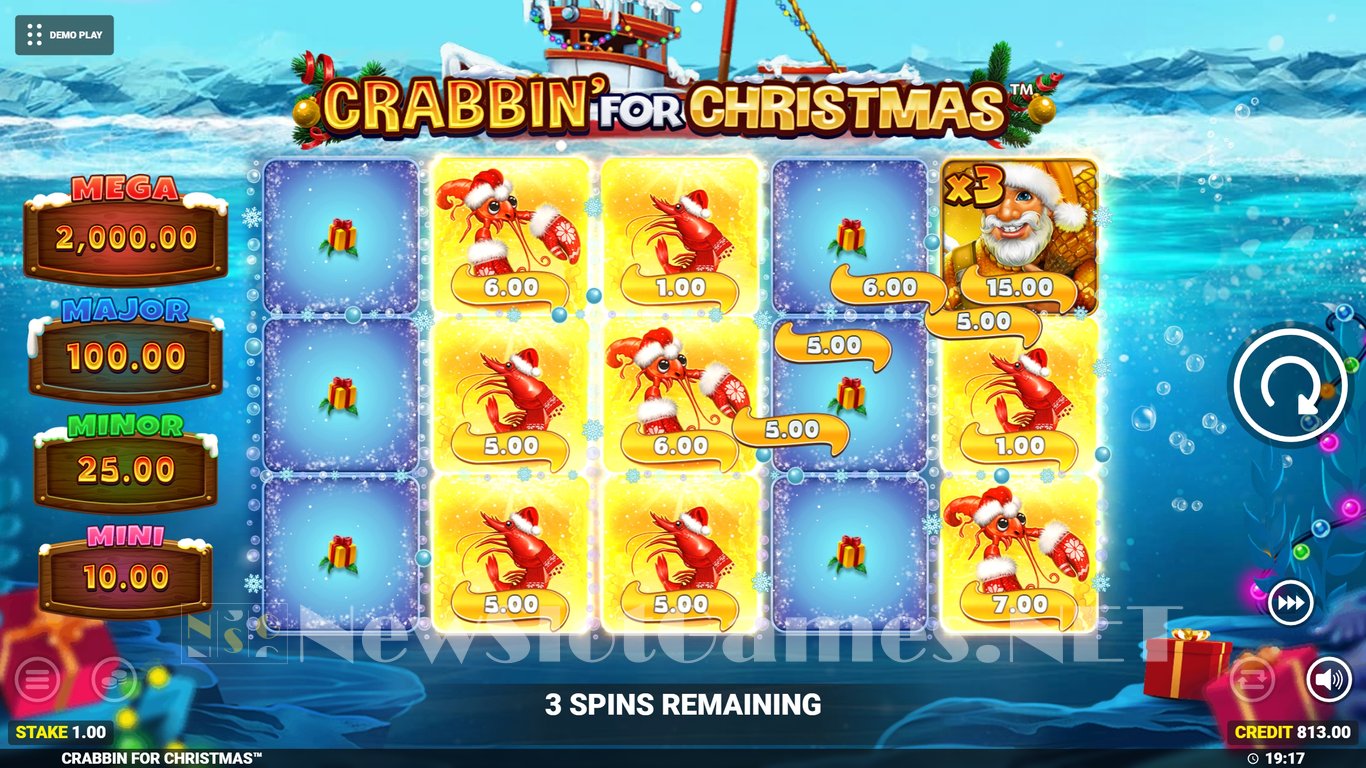 Crabbin for Christmas Slot Slot Image in Demo - pic. 8