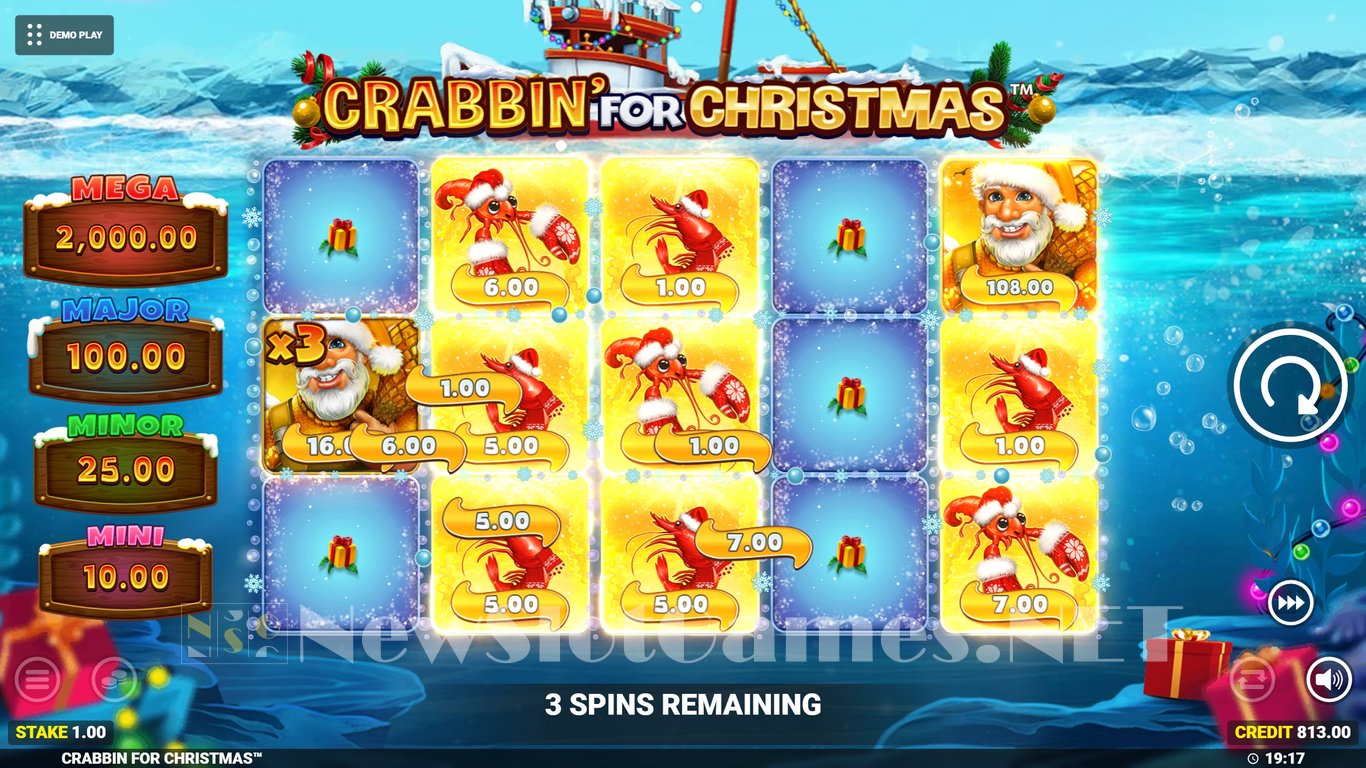 Crabbin for Christmas Slot Slot Image in Demo - pic. 9
