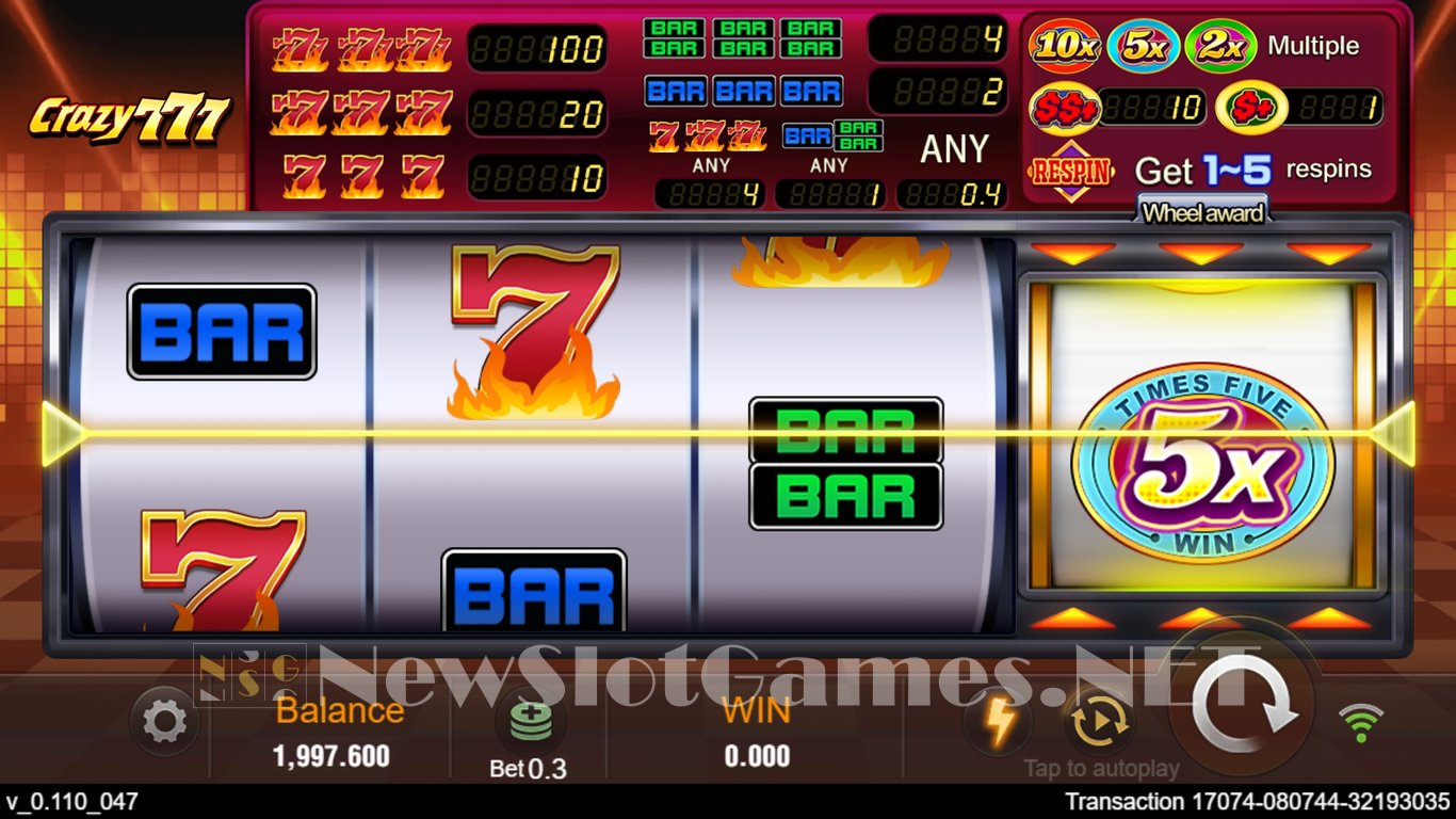 Crazy 777 Slot Slot Image in Demo - pic. 3