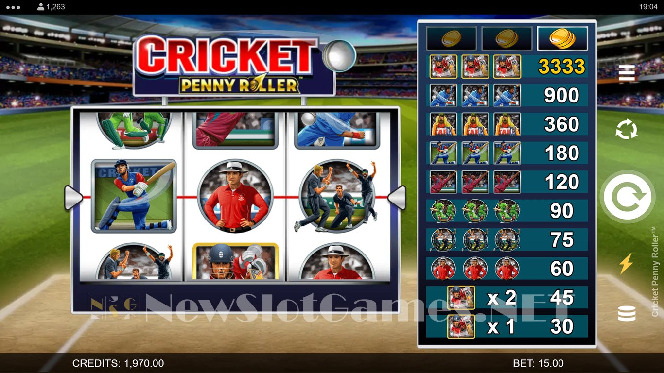 Cricket Penny Roller Slot Slot Image in Demo - pic. 2