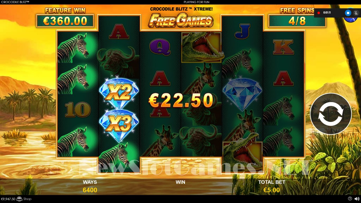 Crocodile Blitz Xtreme Slot Slot Image in Demo - pic. 12