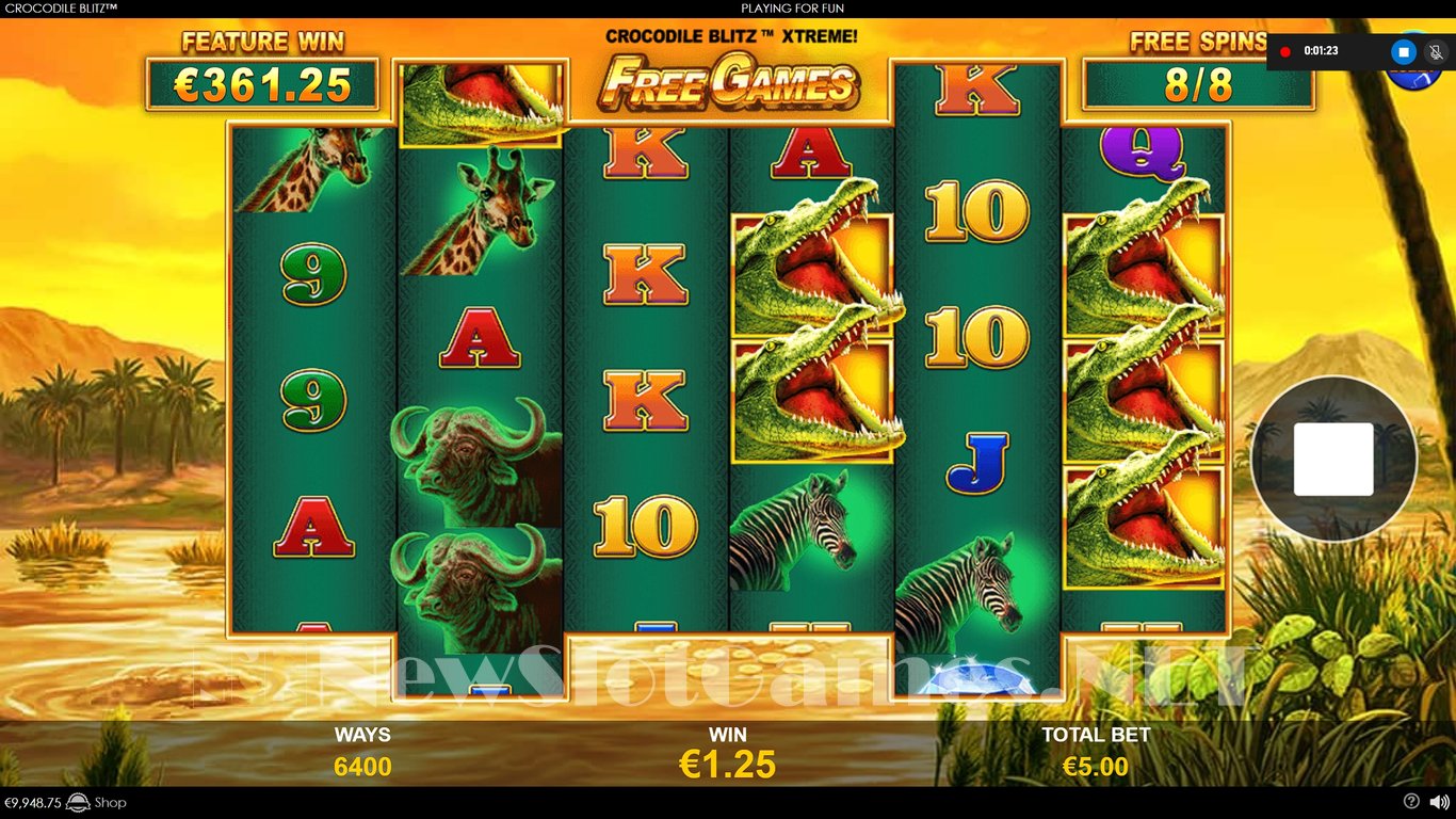 Crocodile Blitz Xtreme Slot Slot Image in Demo - pic. 13