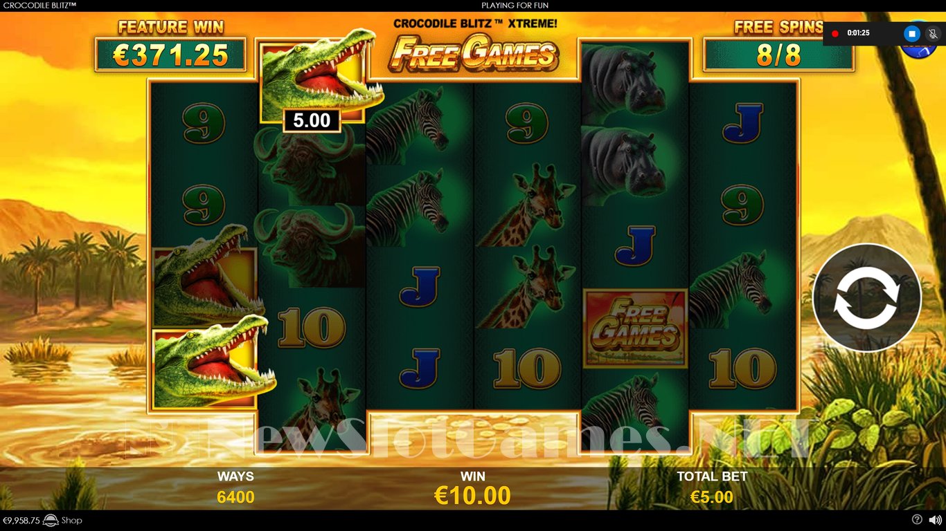 Crocodile Blitz Xtreme Slot Slot Image in Demo - pic. 14