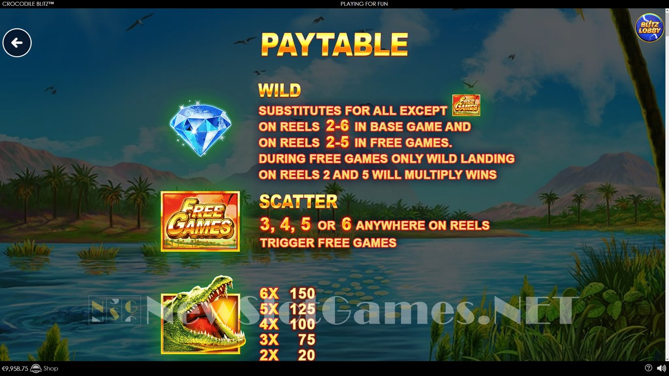 Crocodile Blitz Xtreme Slot Slot Image in Demo - pic. 16