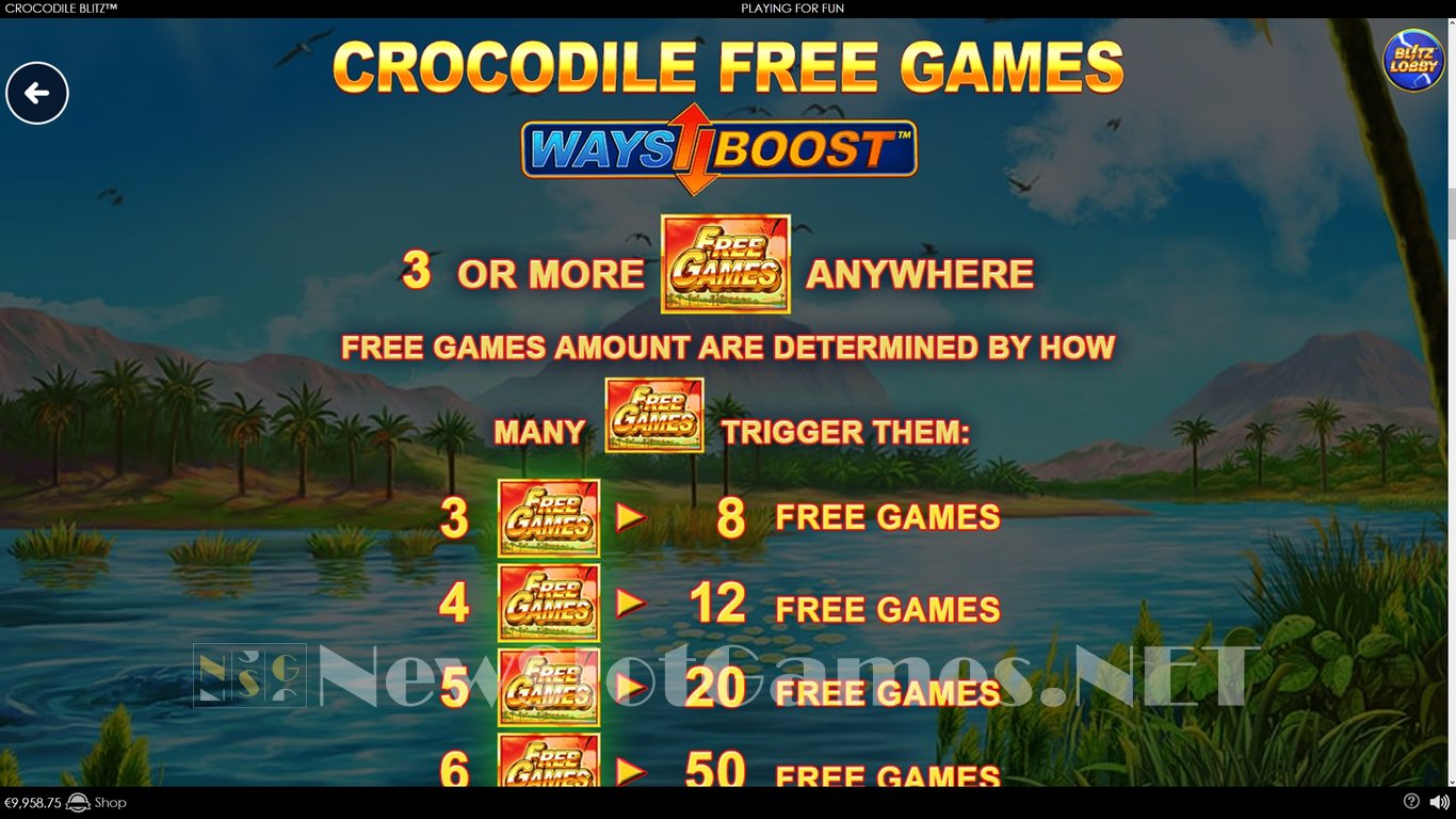 Crocodile Blitz Xtreme Slot Slot Image in Demo - pic. 18