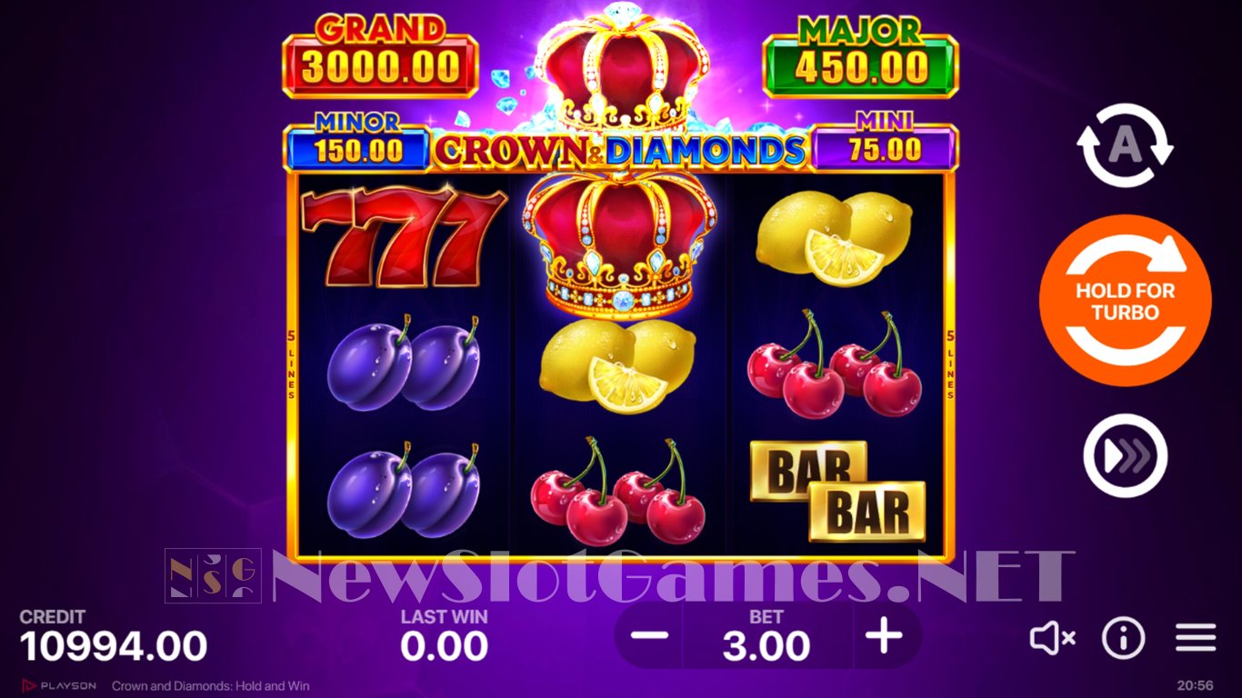 Crown n Diamonds Hold & Win Slot Slot Image in Demo - pic. 3