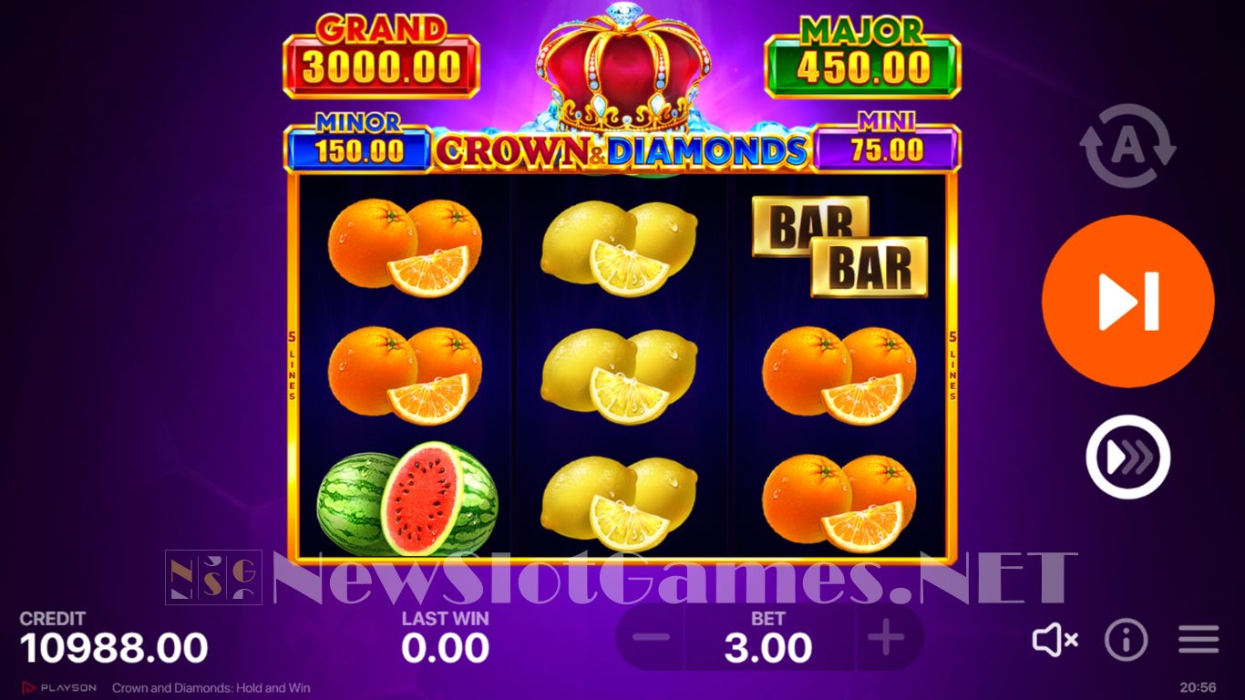 Crown n Diamonds Hold & Win Slot Slot Image in Demo - pic. 4