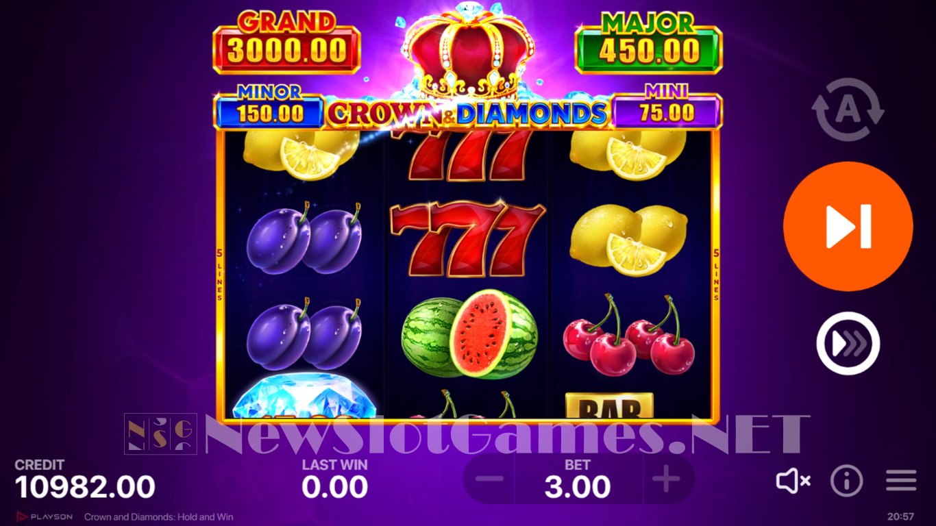 Crown n Diamonds Hold & Win Slot Slot Image in Demo - pic. 5