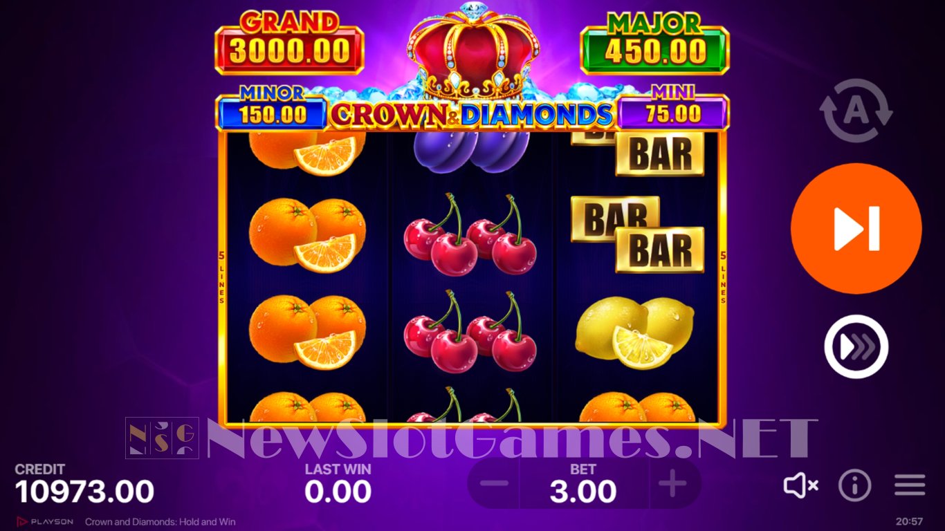 Crown n Diamonds Hold & Win Slot Slot Image in Demo - pic. 7
