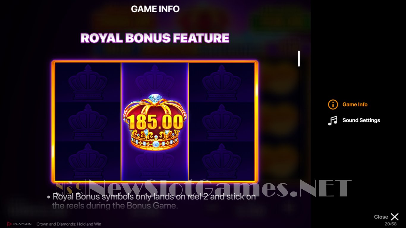 Crown n Diamonds Hold & Win Slot Slot Image in Demo - pic. 9