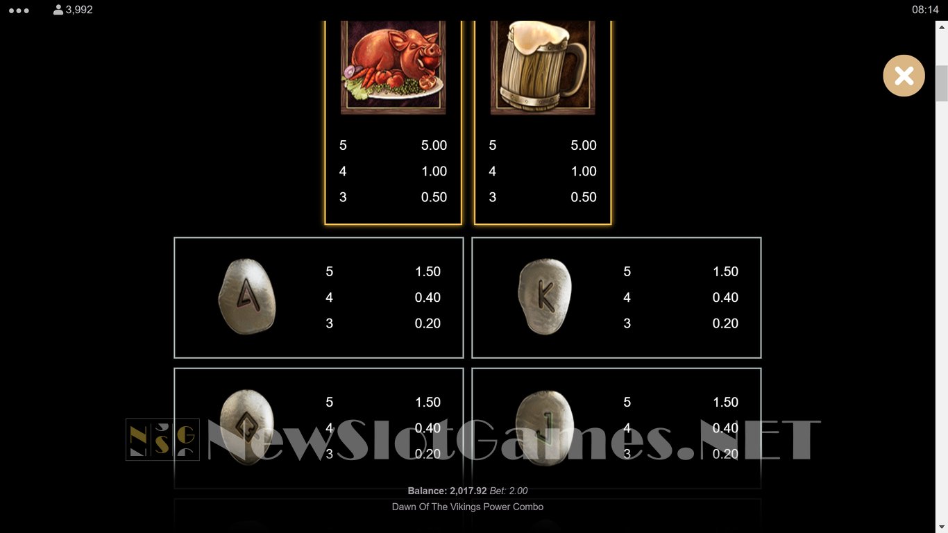 Dawn of the Vikings Slot Slot Image in Demo - pic. 7
