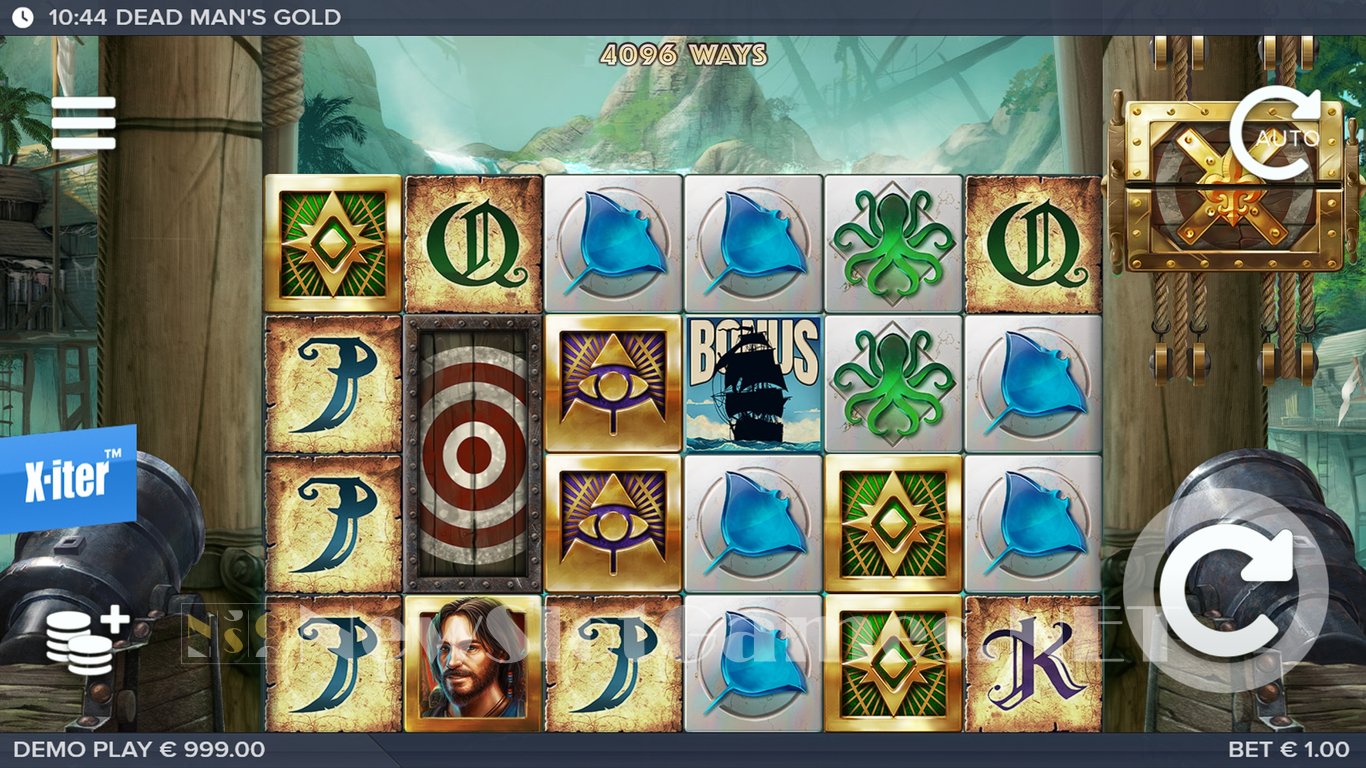 Dead Mans Gold Slot Demo Image