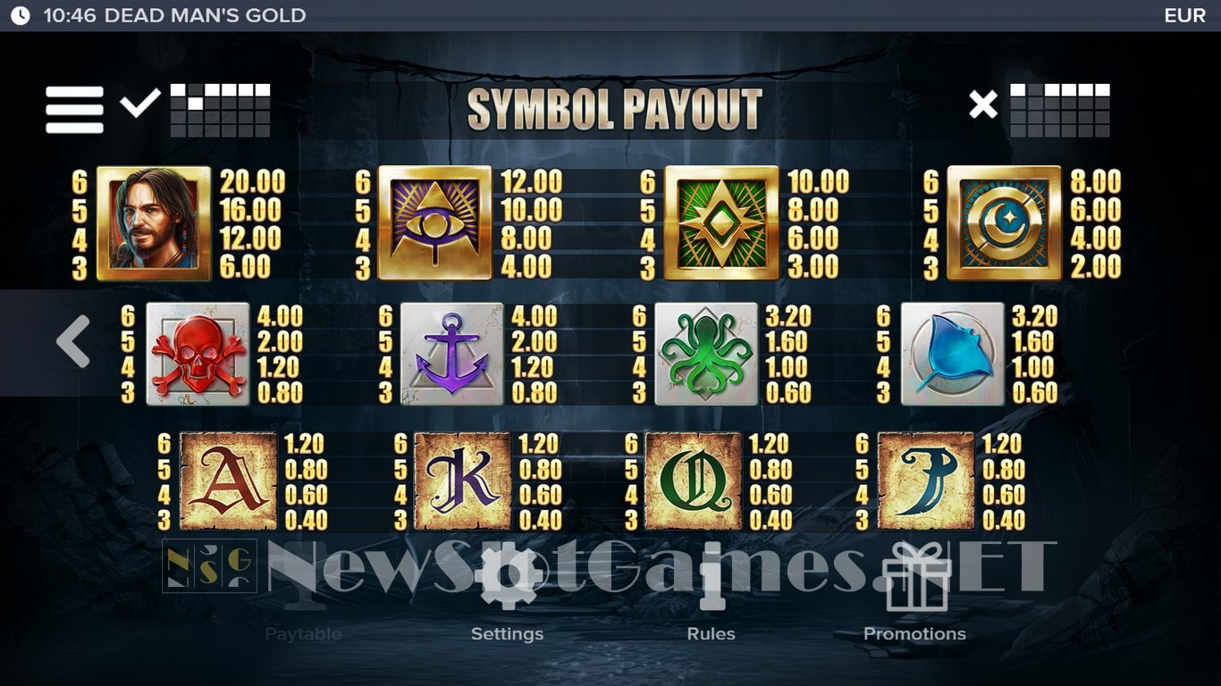 Dead Mans Gold Slot Slot Image in Demo - pic. 15