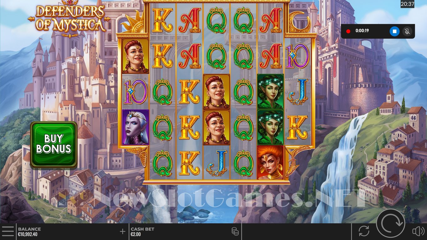 Defenders of Mystica Slot Demo Image