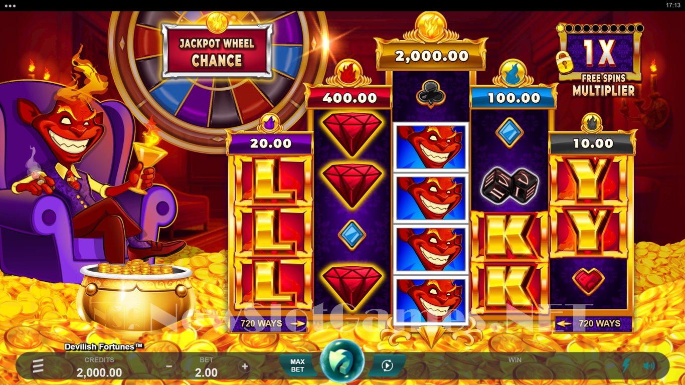 Devilish Fortunes Slot Demo Image
