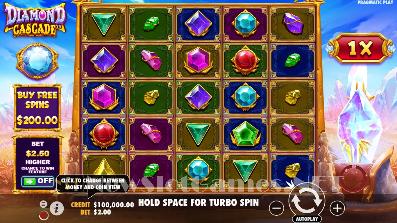 Diamond Cascade Slot Demo Image