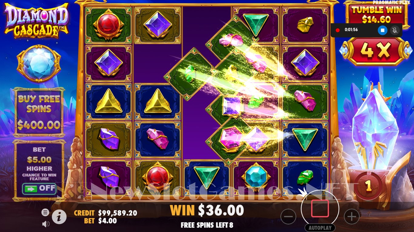 Diamond Cascade Slot Slot Image in Demo - pic. 10