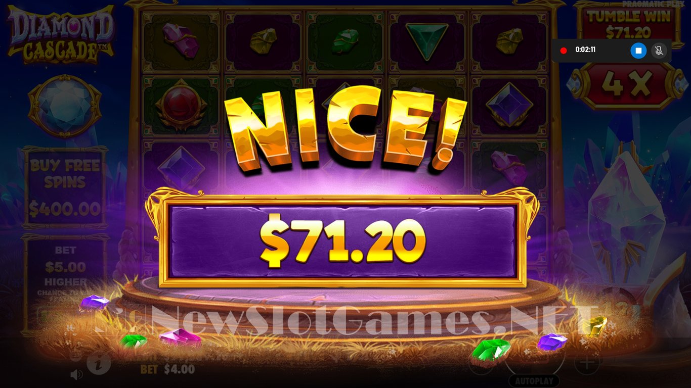 Diamond Cascade Slot Slot Image in Demo - pic. 11