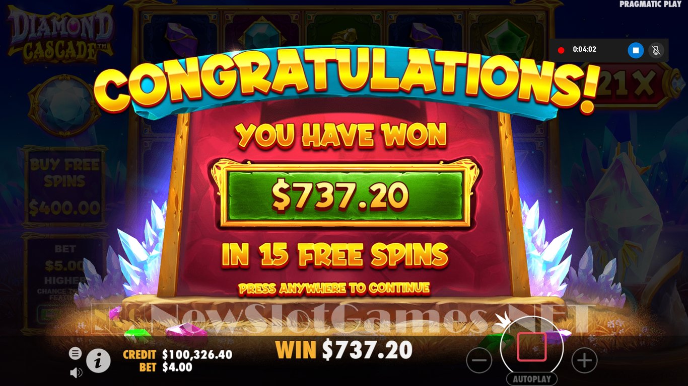 Diamond Cascade Slot Slot Image in Demo - pic. 17