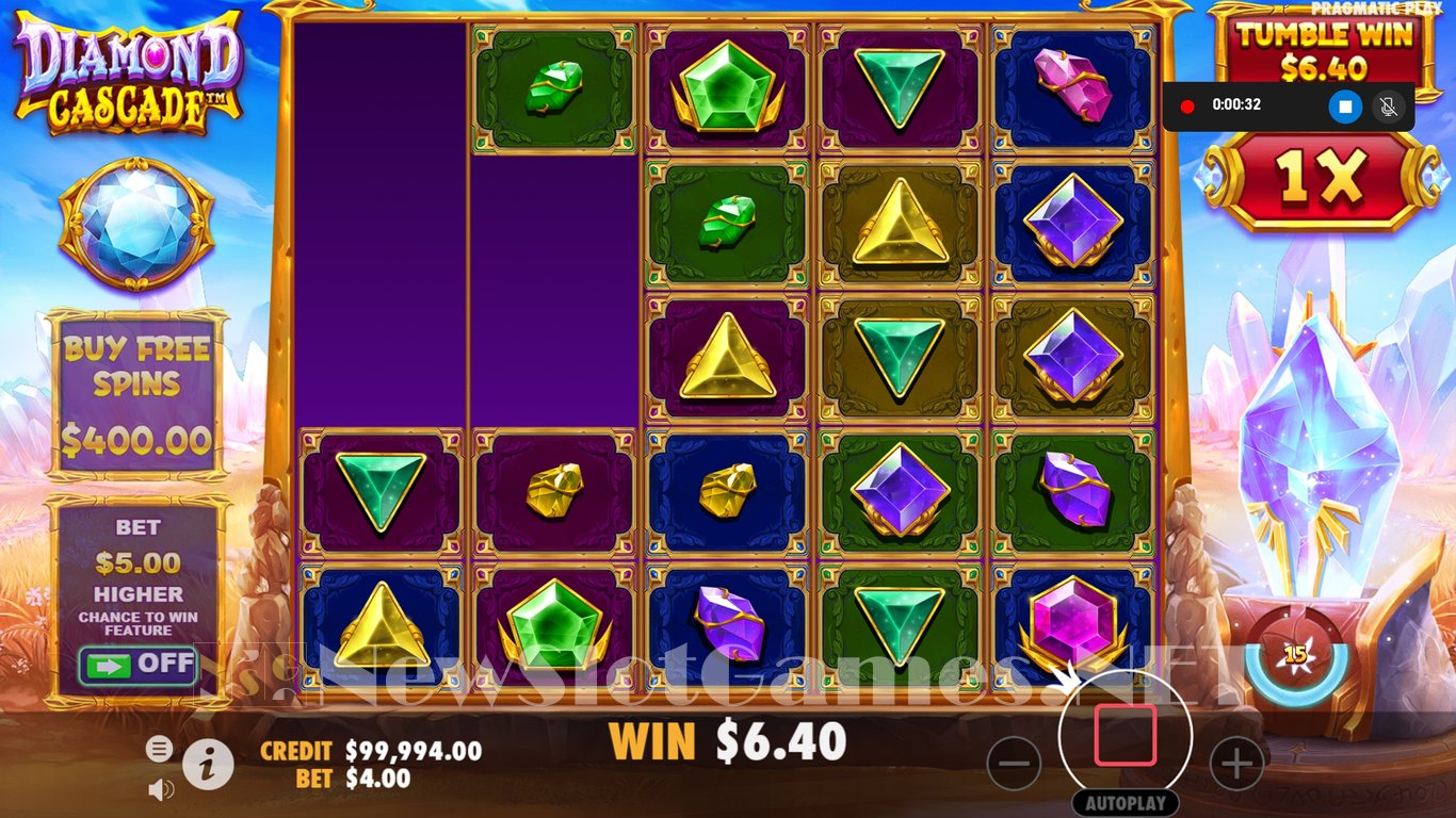 Diamond Cascade Slot Slot Image in Demo - pic. 5