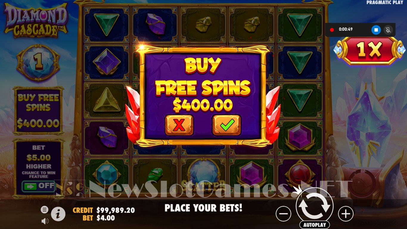 Diamond Cascade Slot Slot Image in Demo - pic. 6