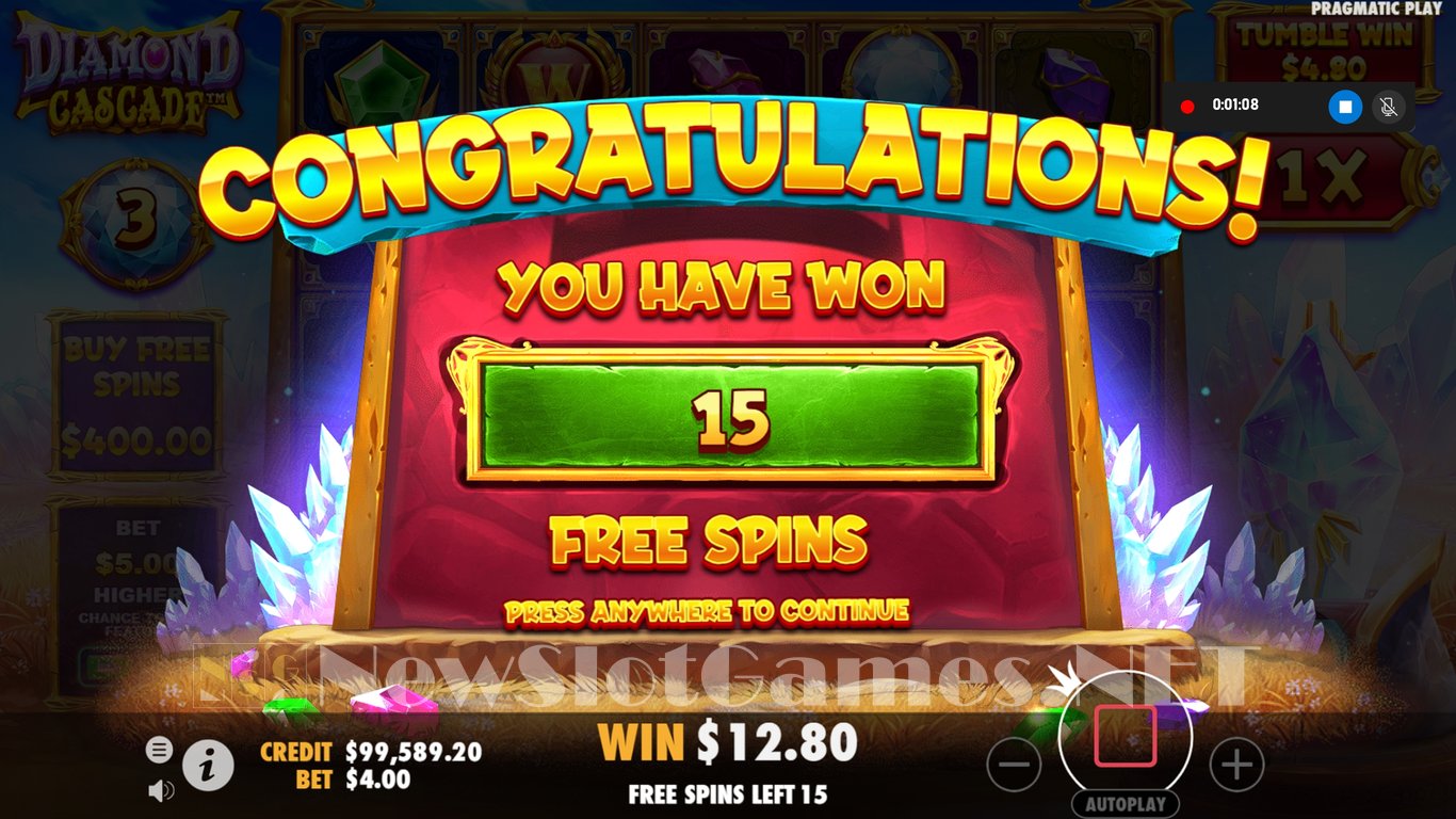 Diamond Cascade Slot Slot Image in Demo - pic. 8