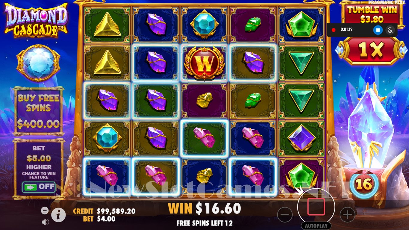 Diamond Cascade Slot Slot Image in Demo - pic. 9
