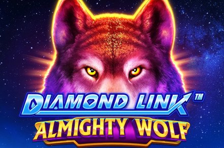 Diamond Link Almighty Wolf Slot Logo