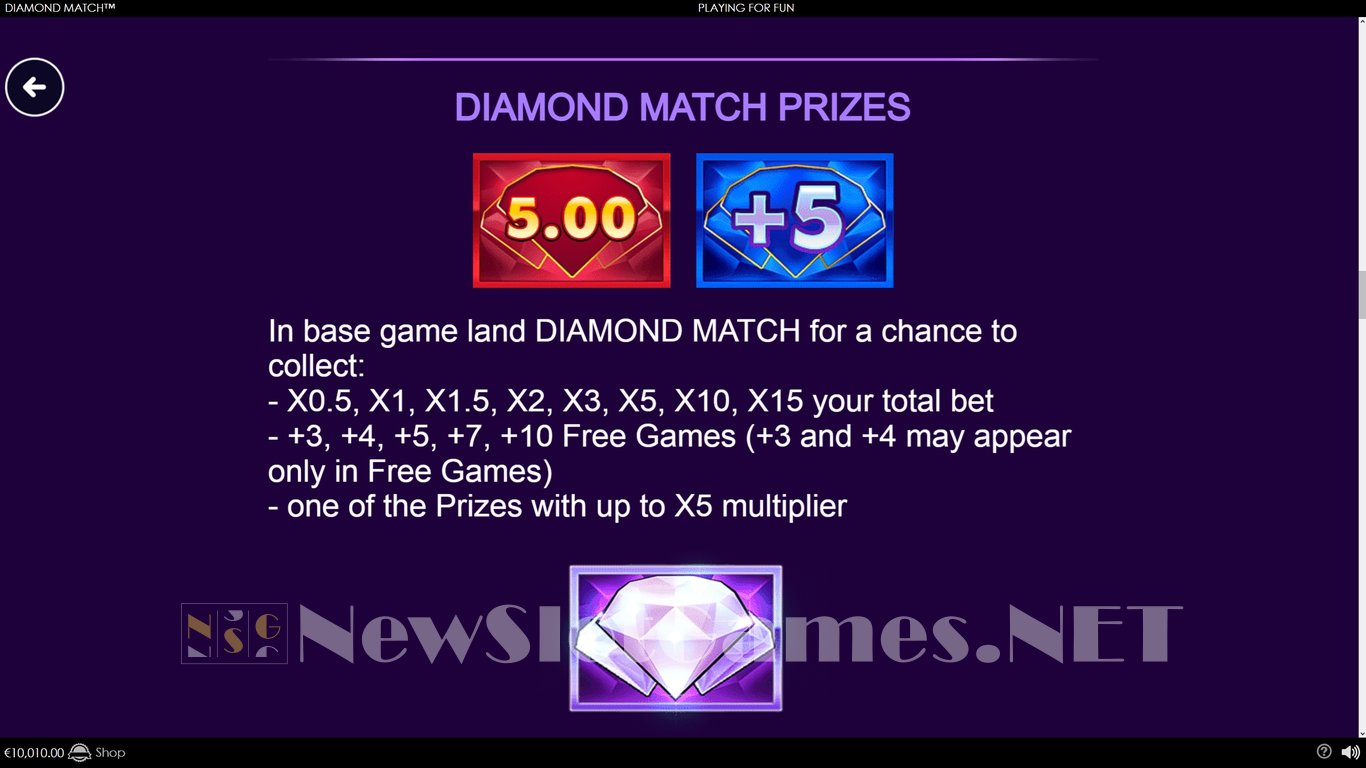 Diamond Match Slot Slot Image in Demo - pic. 9