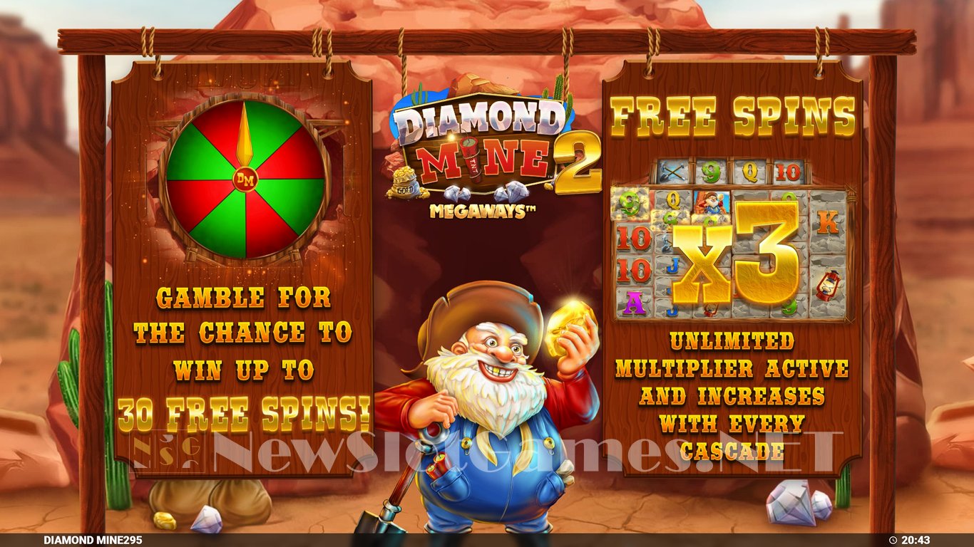 Diamond Mine 2 Megaways Slot Demo Image