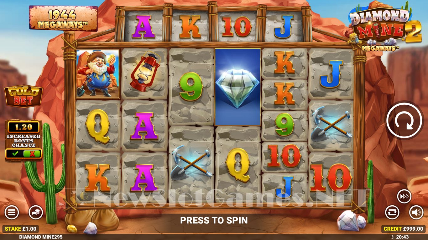 Diamond Mine 2 Megaways Slot Slot Image in Demo - pic. 3