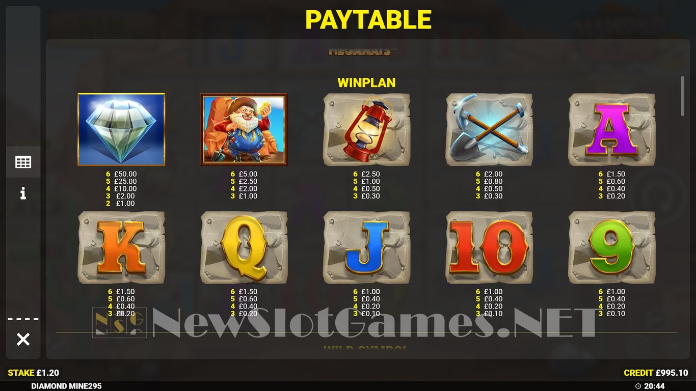 Diamond Mine 2 Megaways Slot Slot Image in Demo - pic. 9