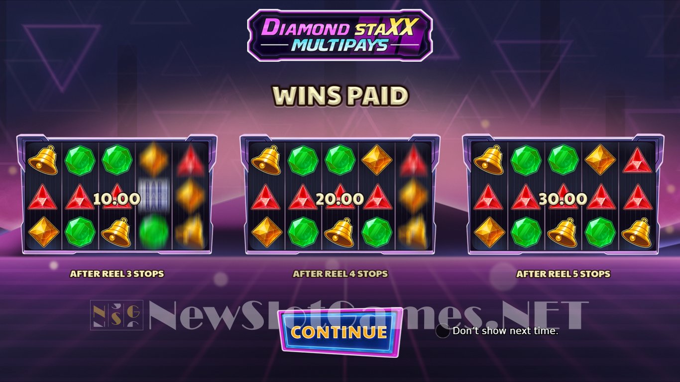 Diamond Staxx Multipays Slot Demo Image