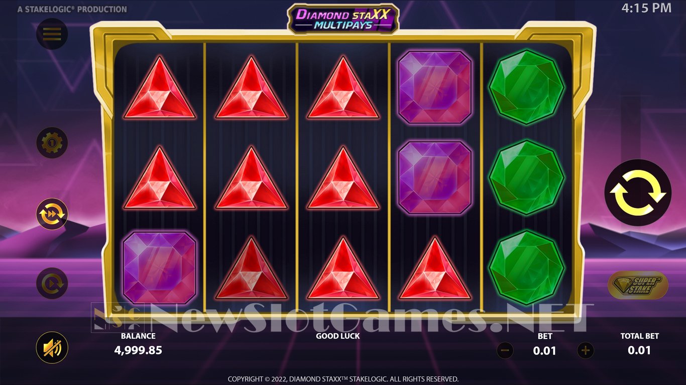Diamond Staxx Multipays Slot Slot Image in Demo - pic. 2