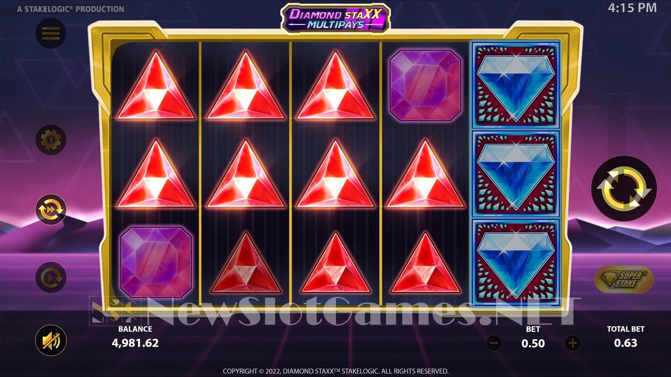 Diamond Staxx Multipays Slot Slot Image in Demo - pic. 6