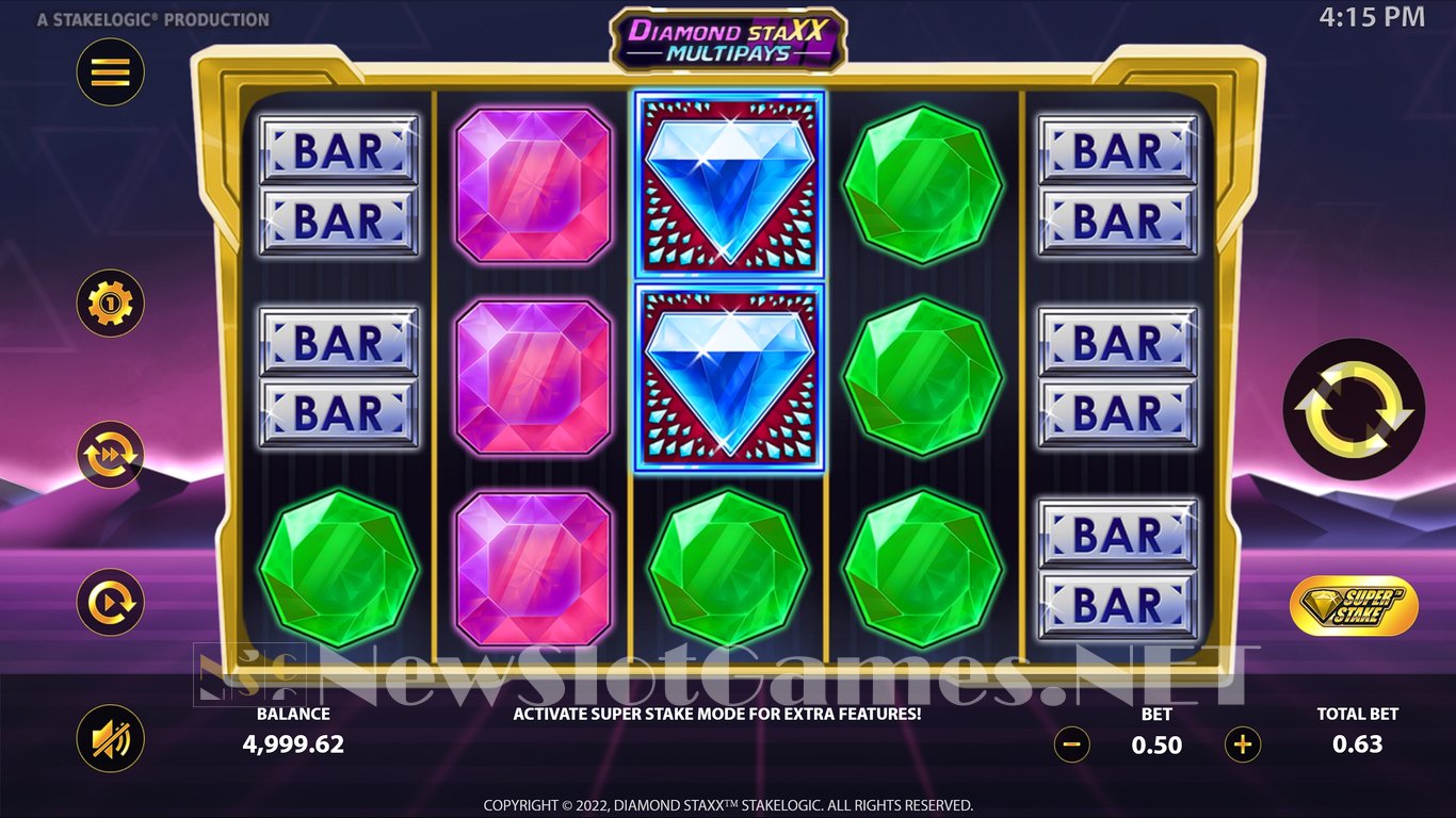 Diamond Staxx Multipays Slot Slot Image in Demo - pic. 8