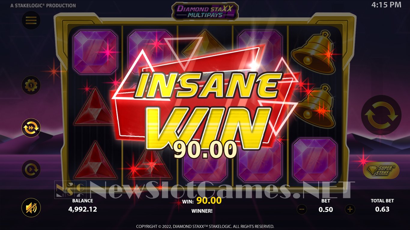 Diamond Staxx Multipays Slot Slot Image in Demo - pic. 9