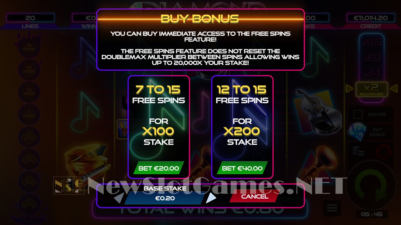 Diamond Symphony DoubleMax Slot Slot Image in Demo - pic. 7