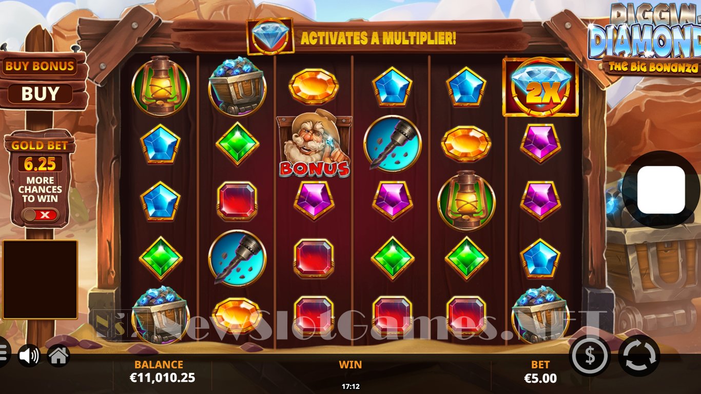 Diggin for Diamonds: The Big Bonanza Slot Slot Image in Demo - pic. 14