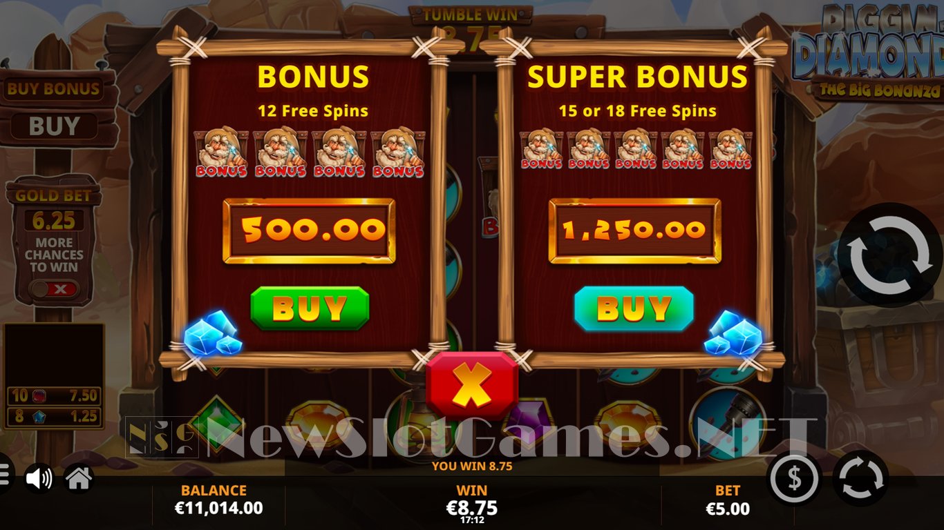 Diggin for Diamonds: The Big Bonanza Slot Slot Image in Demo - pic. 15