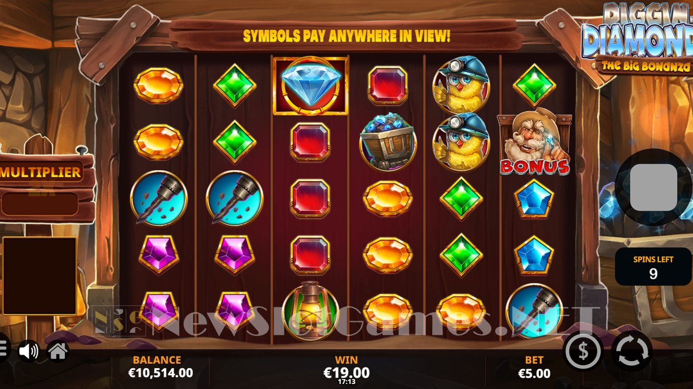 Diggin for Diamonds: The Big Bonanza Slot Slot Image in Demo - pic. 17