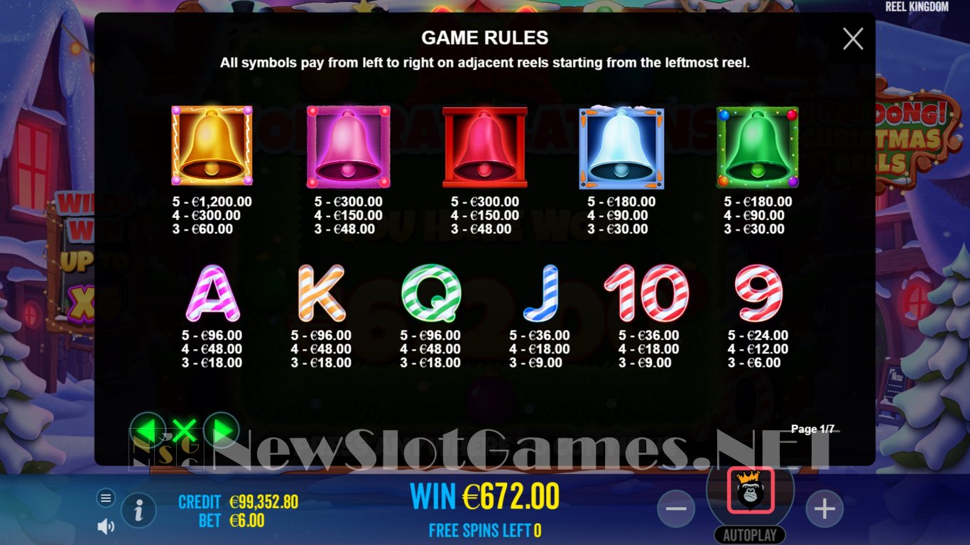Ding Dong Christmas Bells Slot Slot Image in Demo - pic. 11