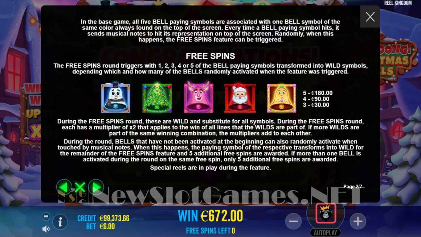 Ding Dong Christmas Bells Slot Slot Image in Demo - pic. 12