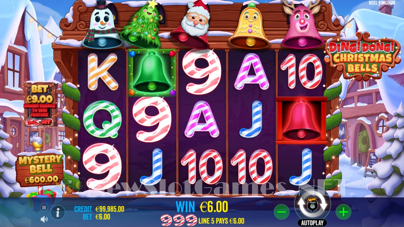 Ding Dong Christmas Bells Slot Slot Image in Demo - pic. 3
