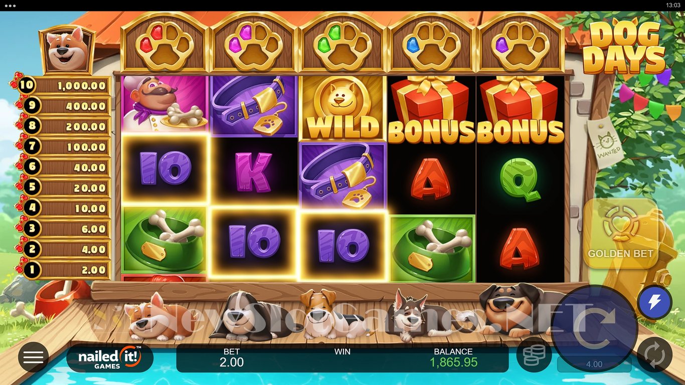 Dog Days Slot Slot Image in Demo - pic. 15