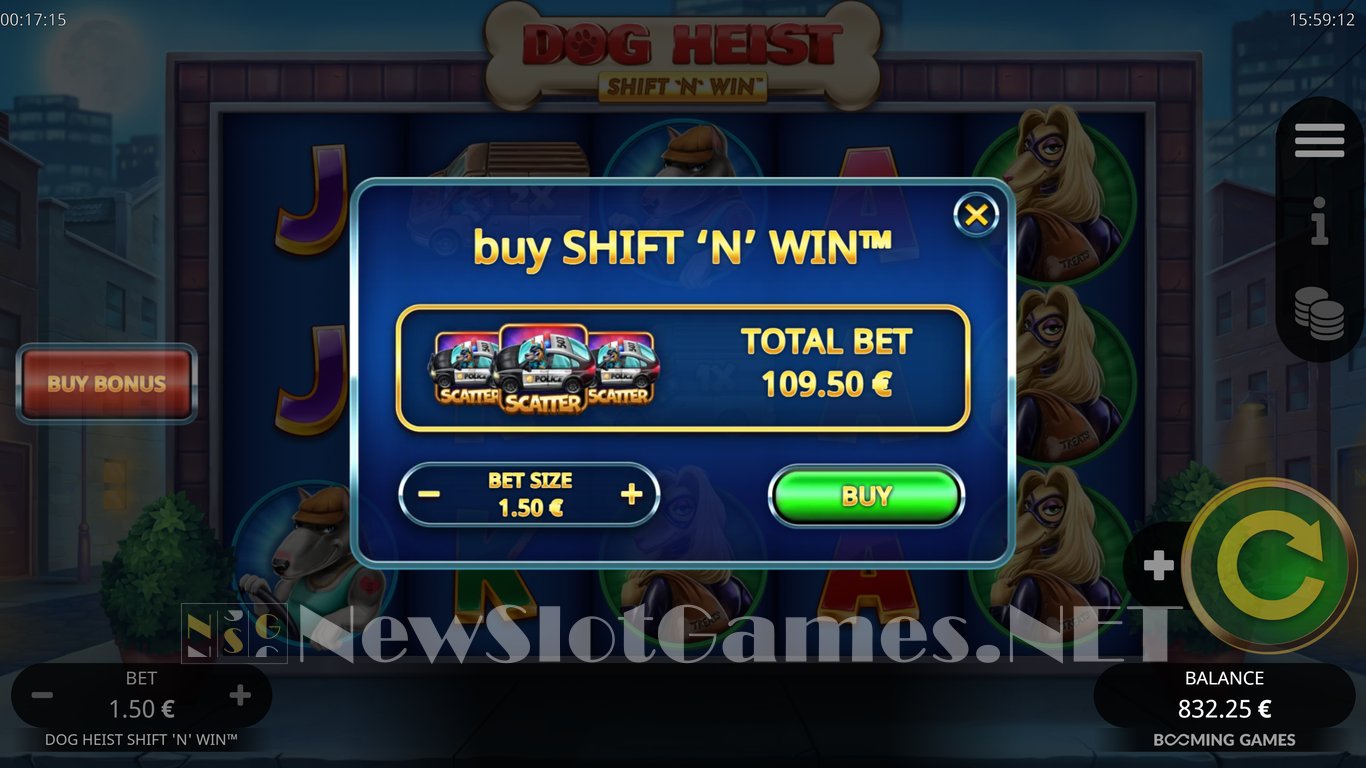 Dog Heist Shift N Win Slot Slot Image in Demo - pic. 4