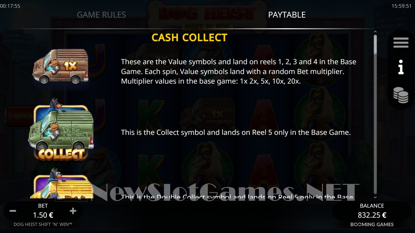 Dog Heist Shift N Win Slot Slot Image in Demo - pic. 9